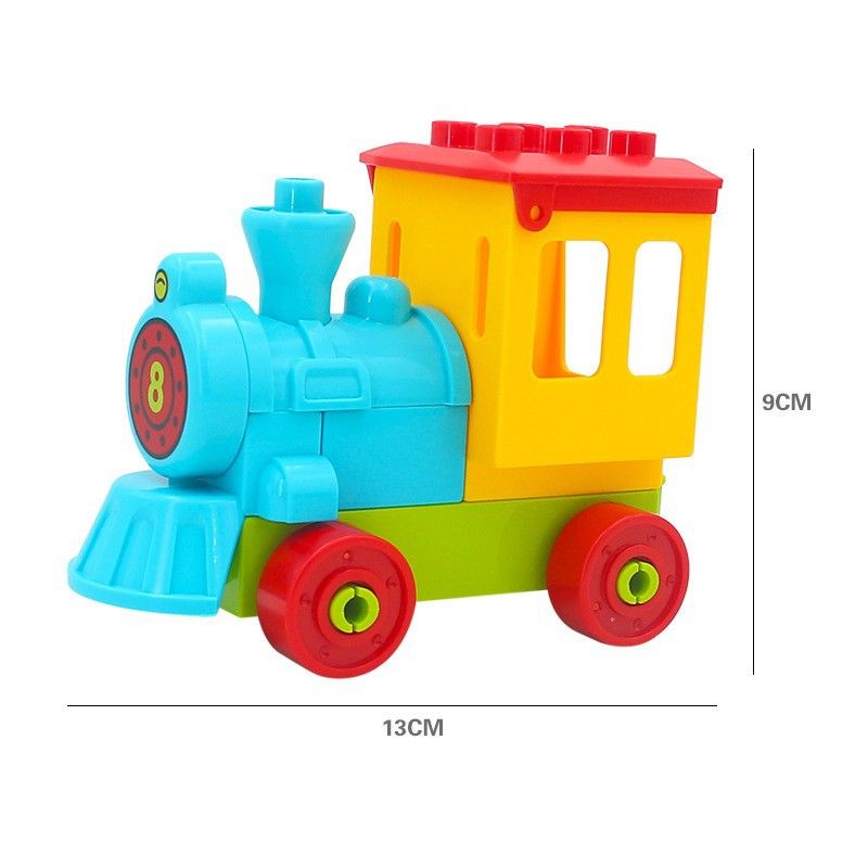 Hongyuan sheng Building Blocks Bus Vehicle 32 hole connection underbody [black]] — image 3
