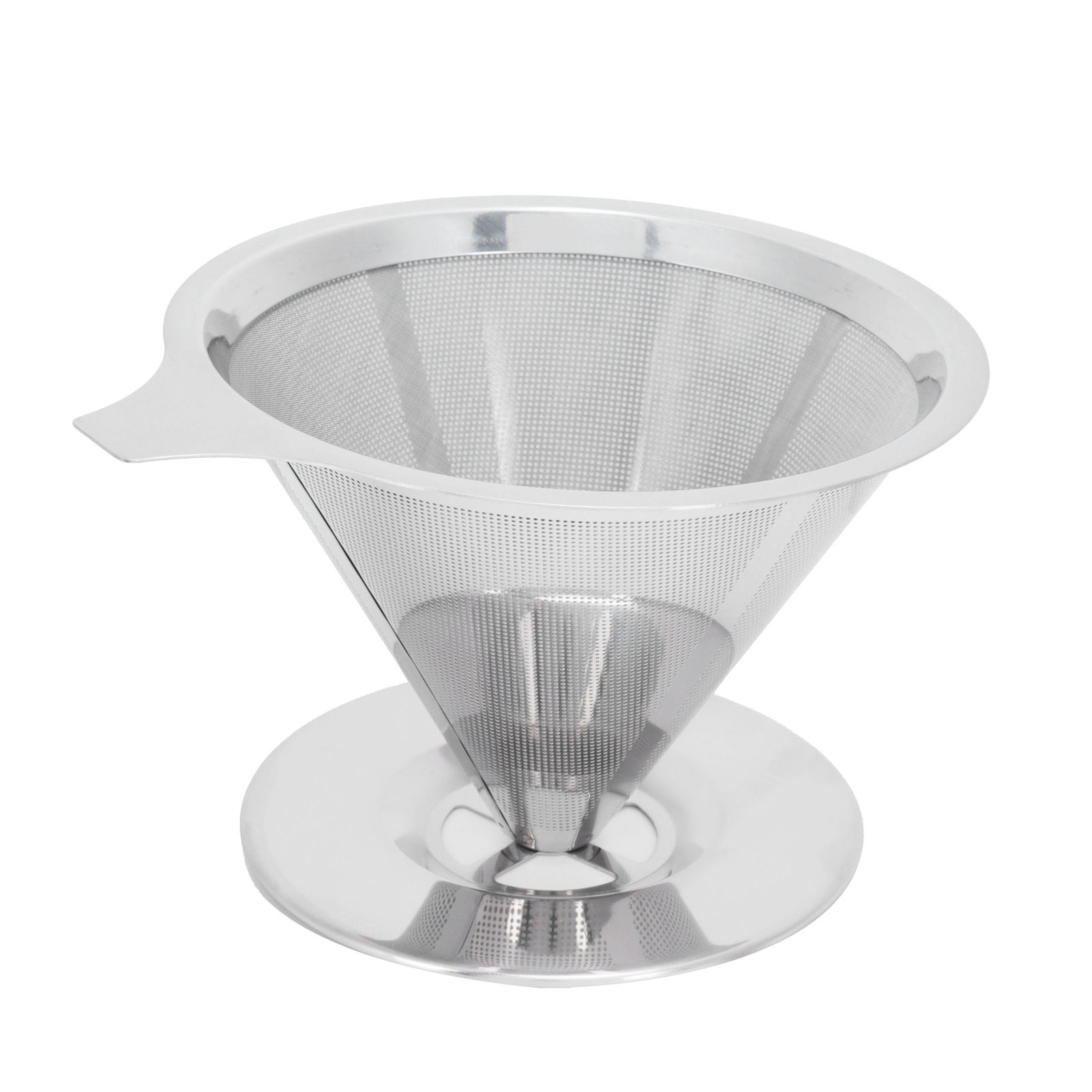 Stainless Steel Brew Drip Coffee Filter Funnel Cup Dripper Coffee Machine Accessories — image 4