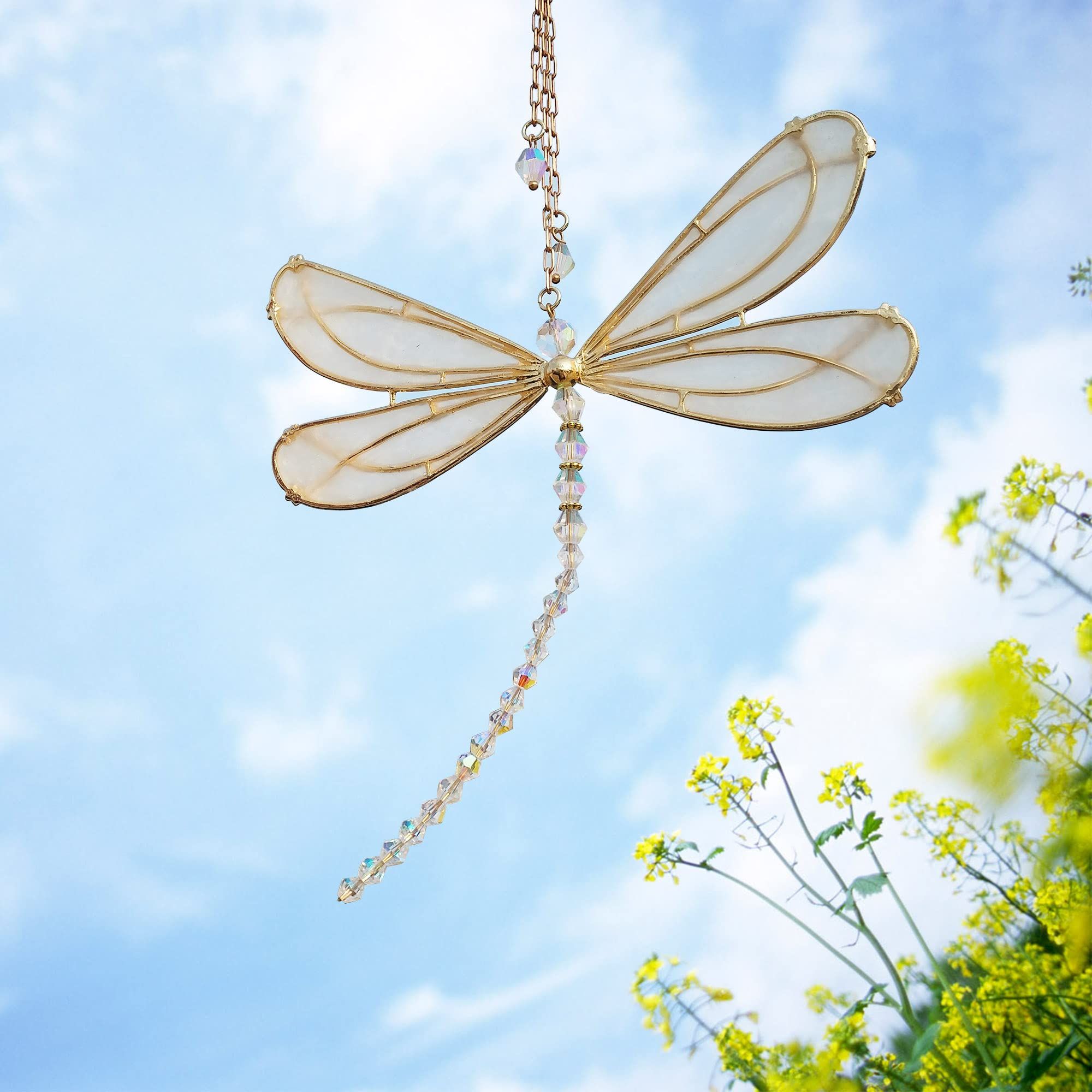 Dragonfly Pendant - Hanging Rainbow Machine Crystal Sun Catcher Home Garden Window Christmas Tree Decoration Gift — image 5