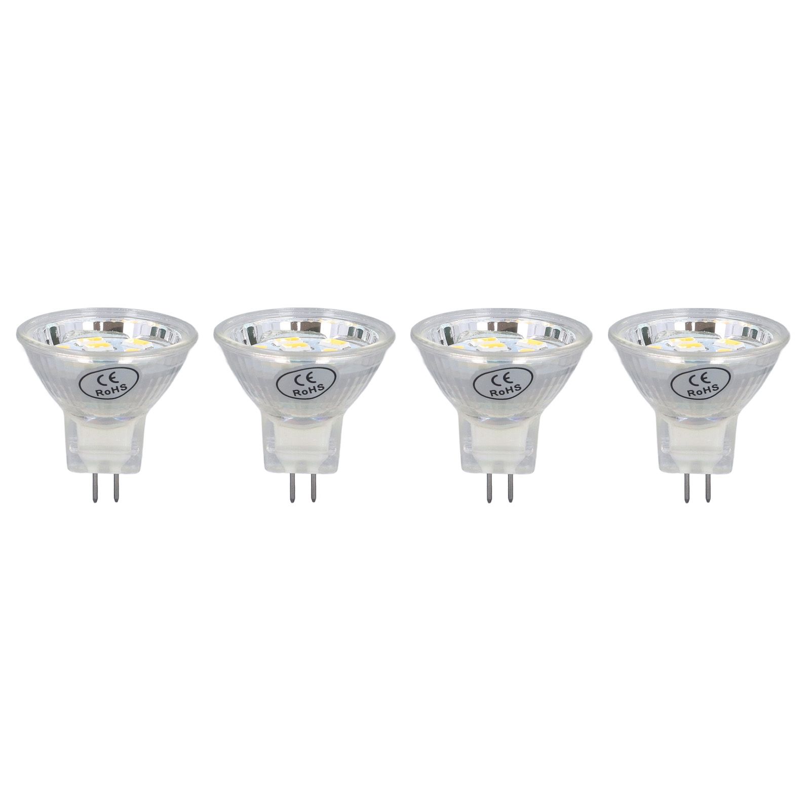 4Pcs MR11 LED Bulb 3W 300lm Bulb with 9 Beads Double Pin Base for Spotlight Landscape LampWarm White Light — image 3