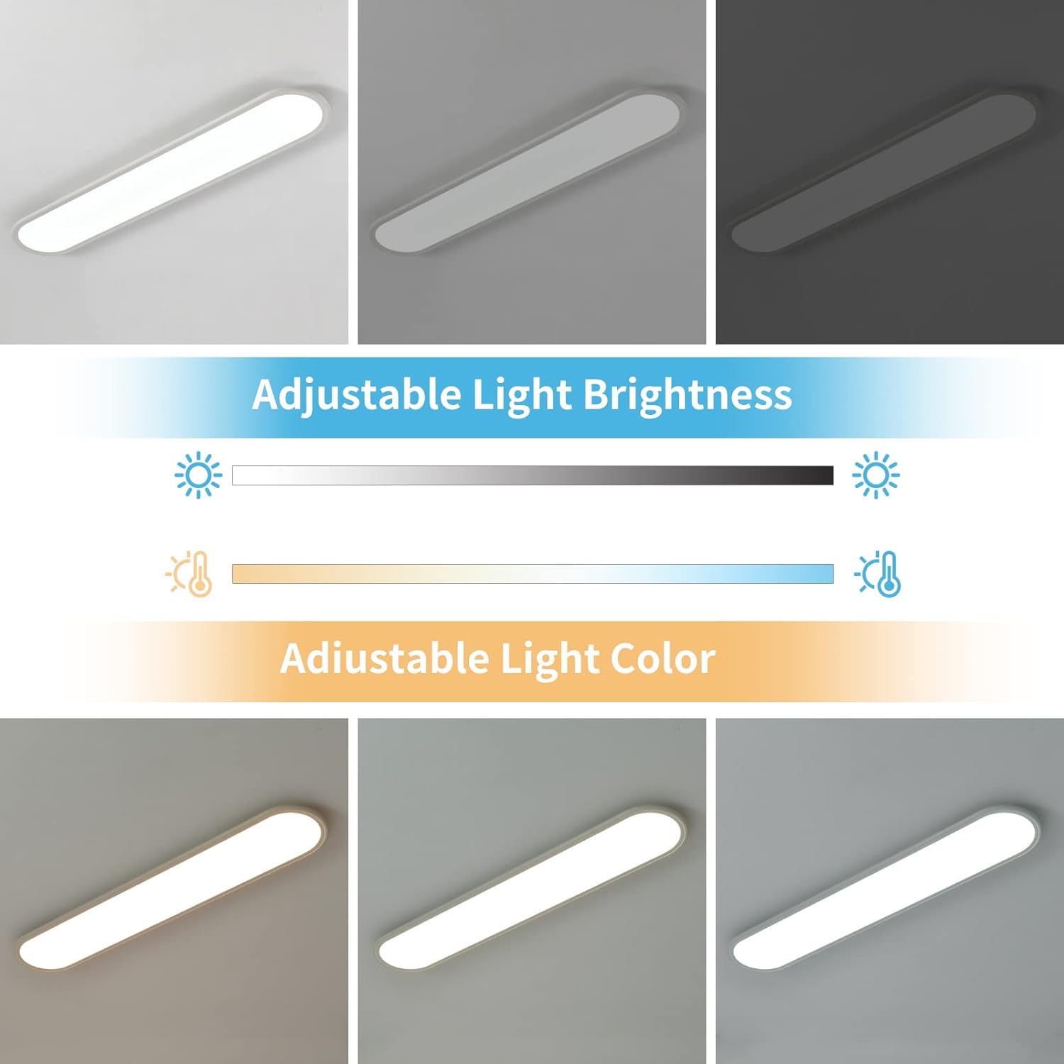 Dimmable LED Ceiling Light, 48W White — image 6