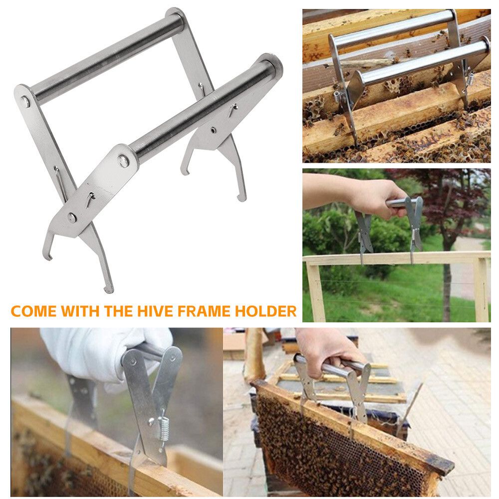 110 Beekeeping Equipment Tool Bee Smoker Brush Fork Hive Tool Bee Catcher Marker — image 4