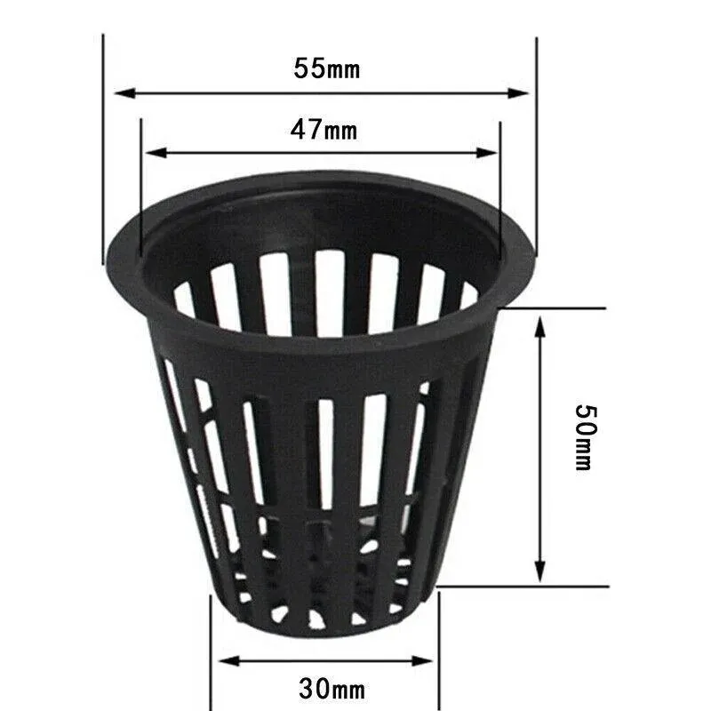 40pcs Hydroponics Plant Grow Net Cup Mesh Pot Basket Mesh Aeroponic Aquaponic AU โ image 4