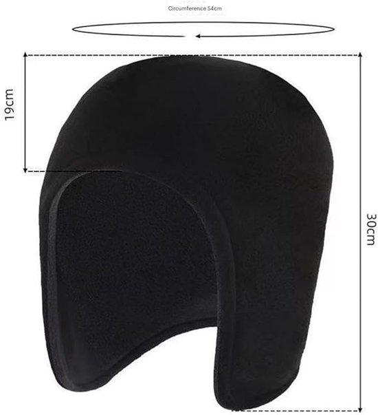 Winter hat for men and women – Thermal, windproof hat with ear flaps, ideal for sleeping, motorcycling and outdoor activities (Blue) — image 2