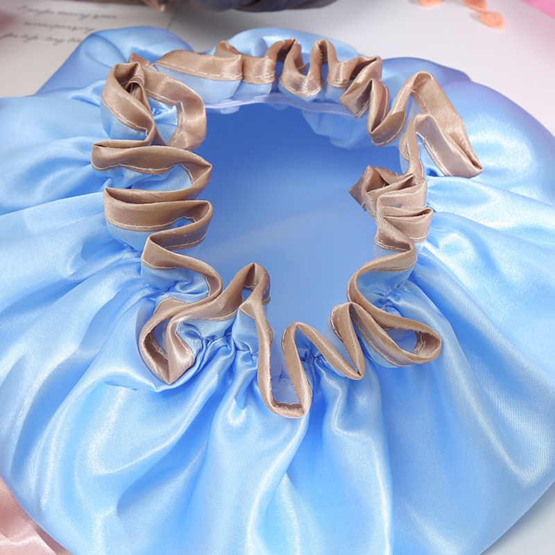 Satin Bonnet Silk Bonnet Hair Bonnet For Sleeping Satin Bonnet For Hair Bonnets For Women Silk Bonnet For Natural Hair（2pcs） — image 4