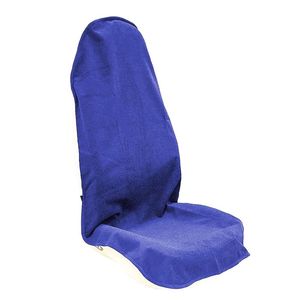 Car Seat Cover Protector Front Seats, Running, Swimming, Beach and Hiking, Waterproof Sweat Towel Bucket Seat Covers for Cars SUV Trucks (Blue, 1Pcs