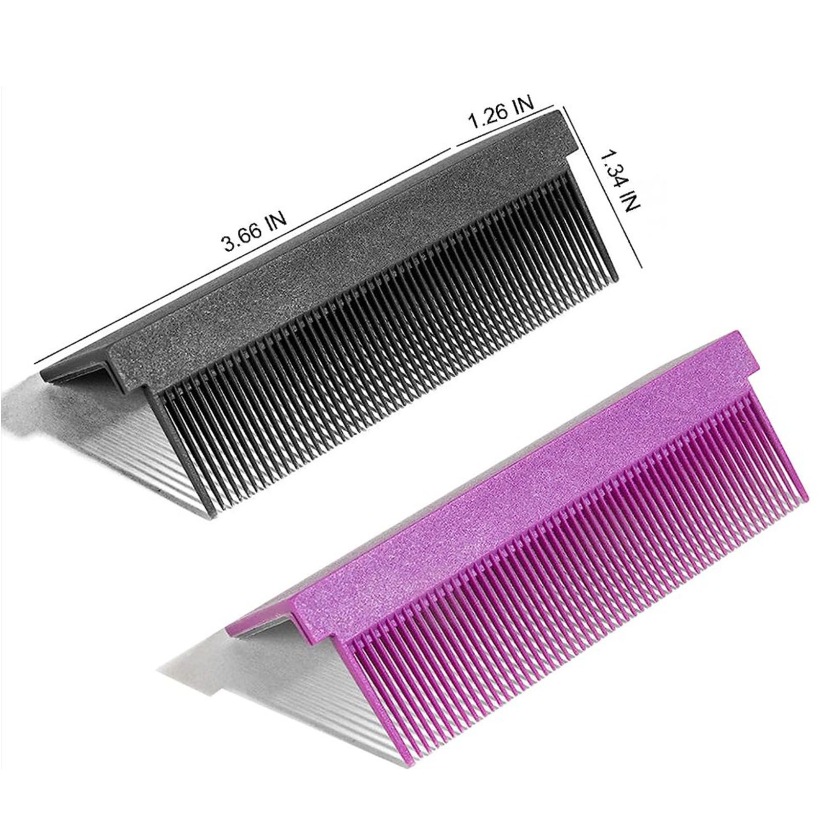 Flat Iron Comb Straightening Comb Attachment Plastic DIY Comb Accessory for Women Salon Hair Style Home Black โ image 2