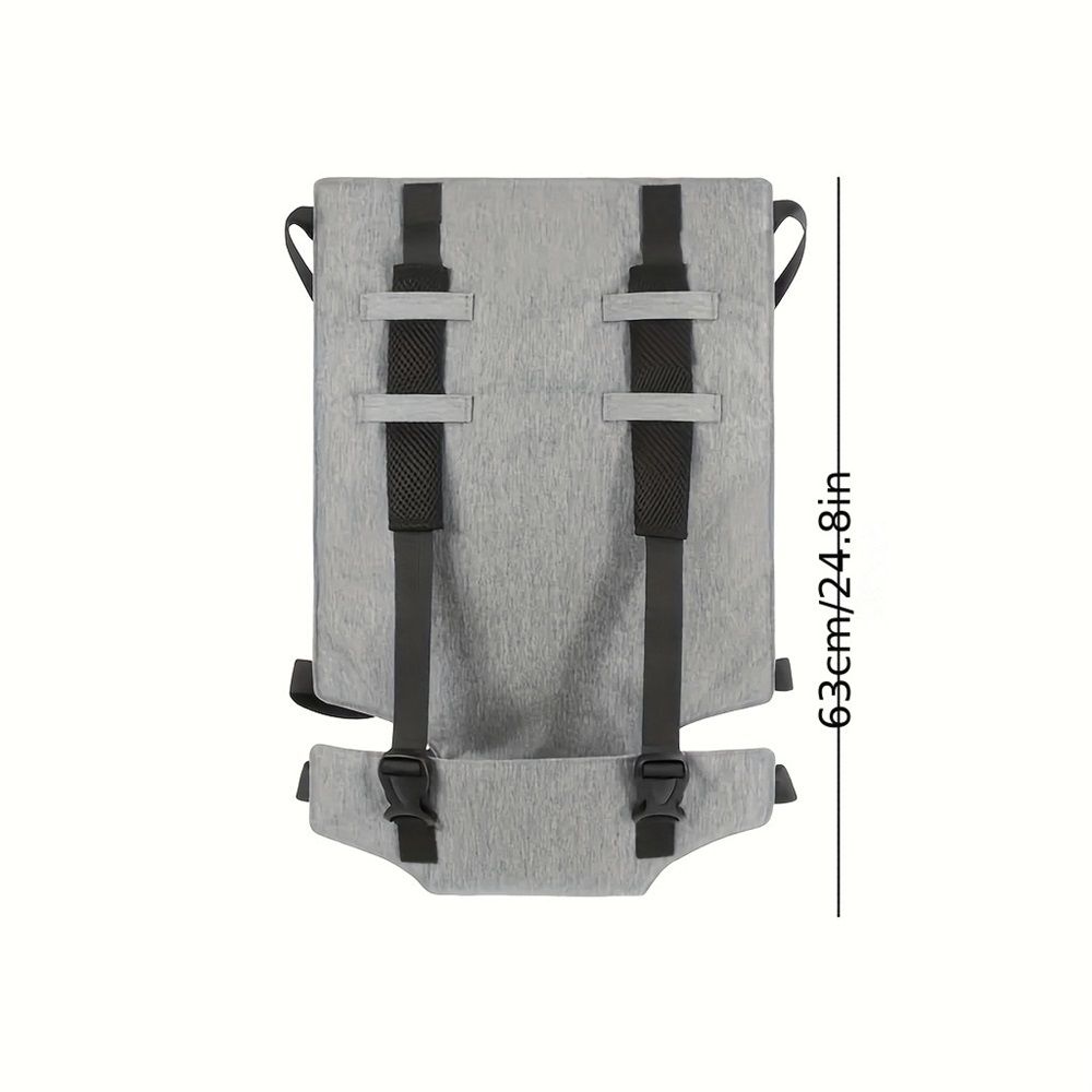 Portable Chair Strap - Travel Dining Seat Cover for Babies & Toddlers | Portable Baby Chair for Travel | Compact, Foldable Baby Seat Cover – Grey — image 5