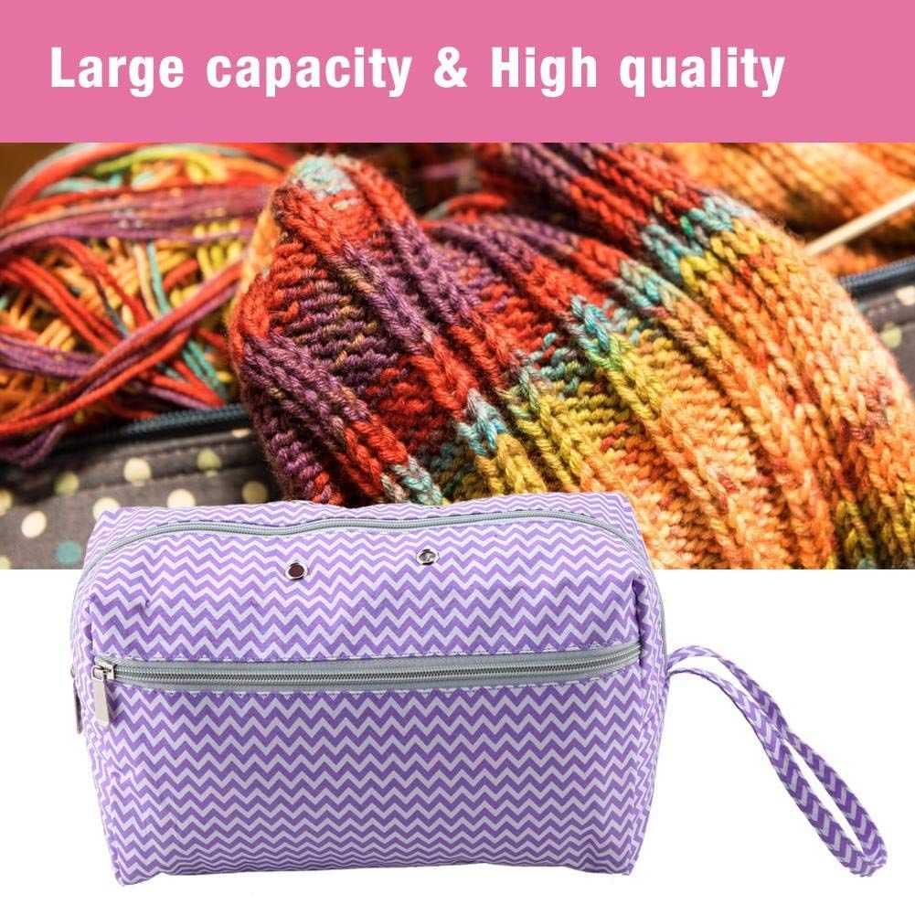 Yarn Storage Bag Portable Knitting Bag Durable Sewing Weaving Accessories Organizer Crochet Yarn Tote — image 3