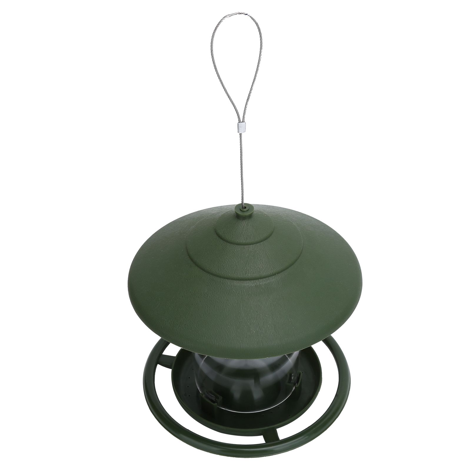 Outdoor Hanging Bird Feeder Plastic Food Container Birds Feeding Tools for Garden Yard — image 6