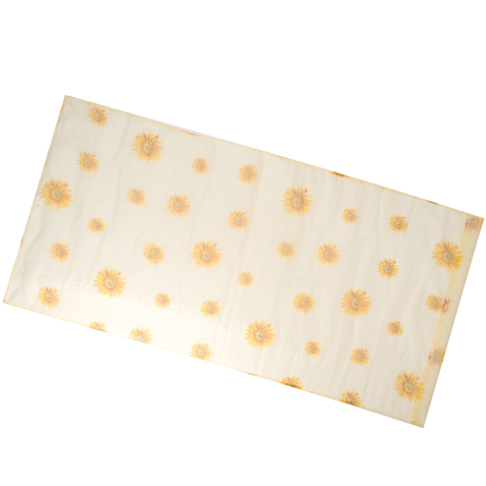 Sheer Curtain Sunflower Pattern Transparent Balcony Window Curtains Decor for Bedroom Living Room — image 6