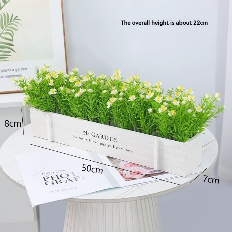 faux potted plant, sunflower, wooden box, home decor, Australia, living room decoration, tabletop decoration, no maintenance plant, realistic artificial
