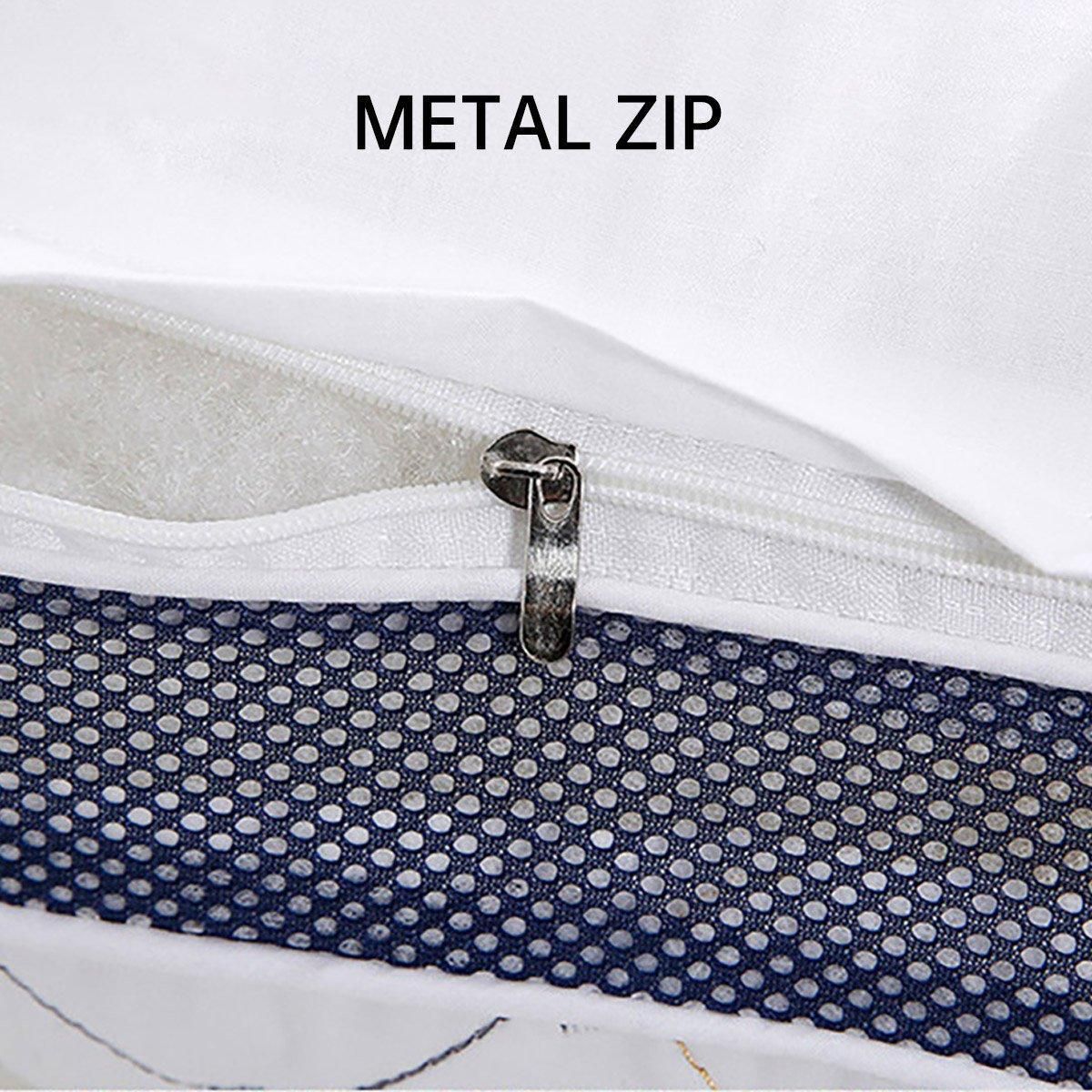 1/2PCS Hotel Style Polyester Fibre Pillow Washable High Rebound Support - 800g-2pcs — image 4