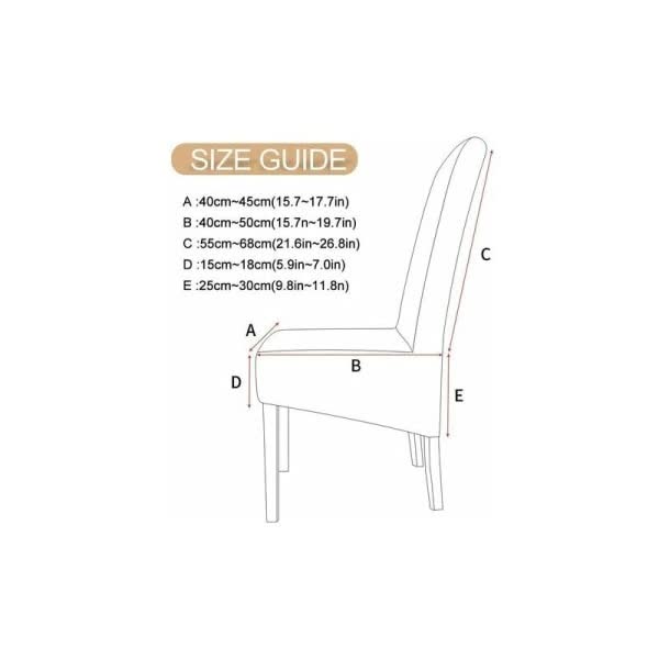 Washable Universal Stretch Microfiber Chair Covers 6-Pack โ image 2