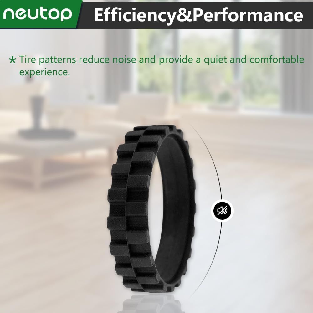Replacement Rubber Wheel Tires Compatible with iRobot Roomba 500, 600, 700, 800, 900, e, i, j & S Series Models, Anti-slip, Great Adhesion and Easy Assembly — image 4
