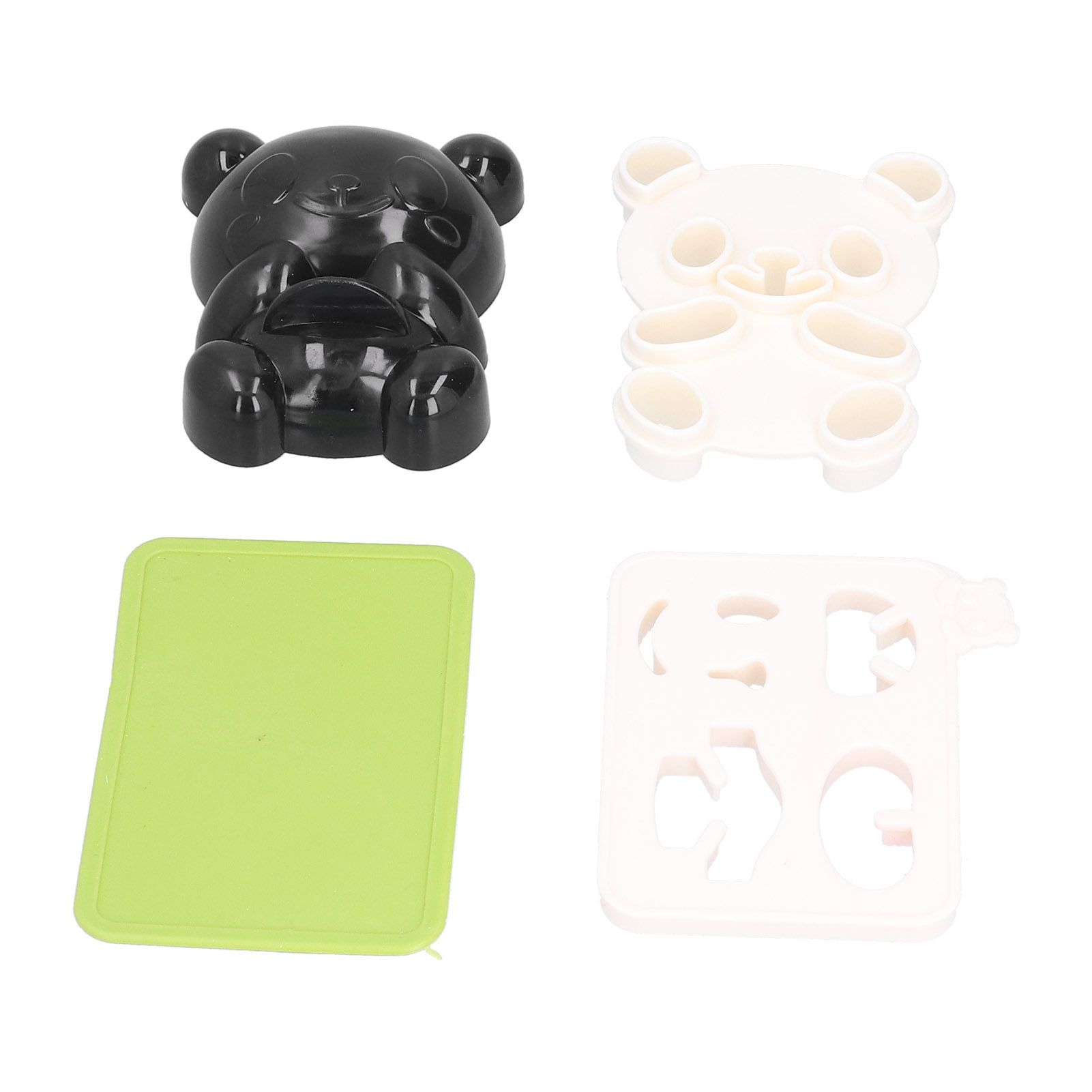 Panda Rice Ball Mold Food Grade Silicone Cute DIY Cookies Onigiri Mold for Kitchen Restaurants โ image 2
