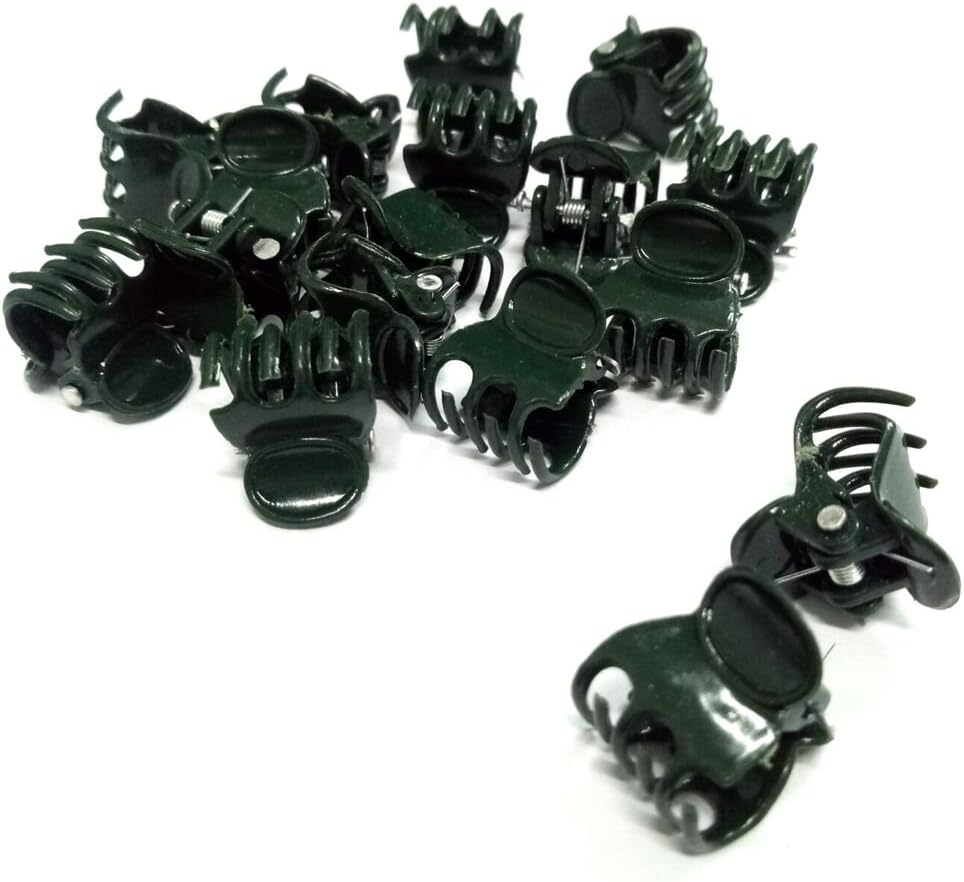 Orchid & Plant Support Clips - 100 Pcs Dark Green Garden Cymbidium Clips to Keep Stems & Vines Upright โ image 4