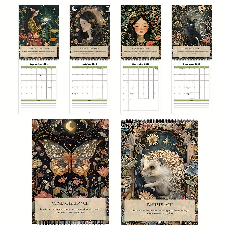 Mindfulness Magic 2026 Wall Calendar 28.5 × 21 cm – Funny and Inspirational Designs for Home, Office, or Gift in Australia — image 2