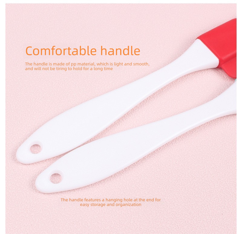 7 Pcs Red Detachable Silicone Spatula - Food Grade Heat Resistant Baking Scraper for Cream, Jam & Batter - Easy Clean Kitchen Tool for Home Bakers & Cooking โ image 5