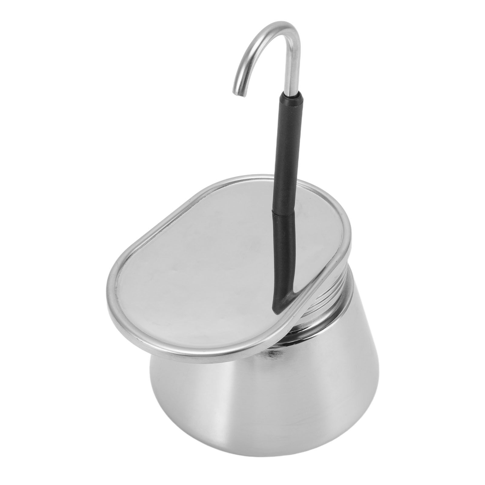 Moka Pot Stainless Steel Italian Type DIY Large Capacity Light Weight Portable Coffee Maker โ image 5