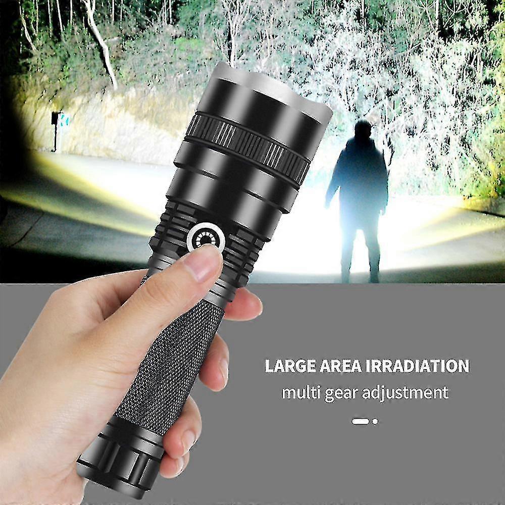 Bright Tactical LED Flashlight Rechargeable Torch for Outdoor and Emergency — image 5