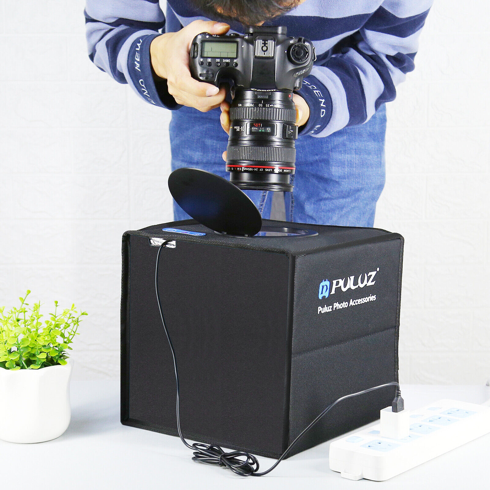 40CM Portable Photo Studio LED Light Tent Bar Cube Soft Box Room Photography โ image 3