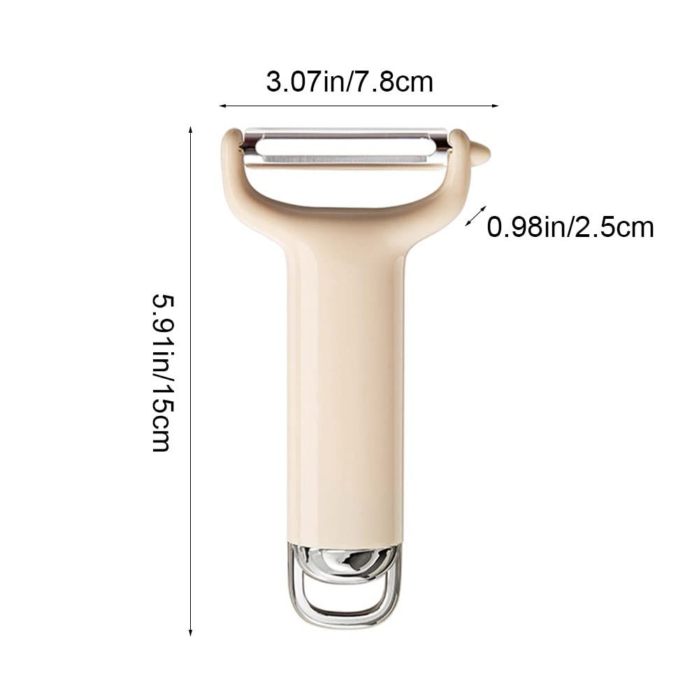 Kitchen Potato Peeler Stainless Steel Sharp Y Peeler Multifunctional Good Grip Vegetable with Hanging Design for Fruit Carrot