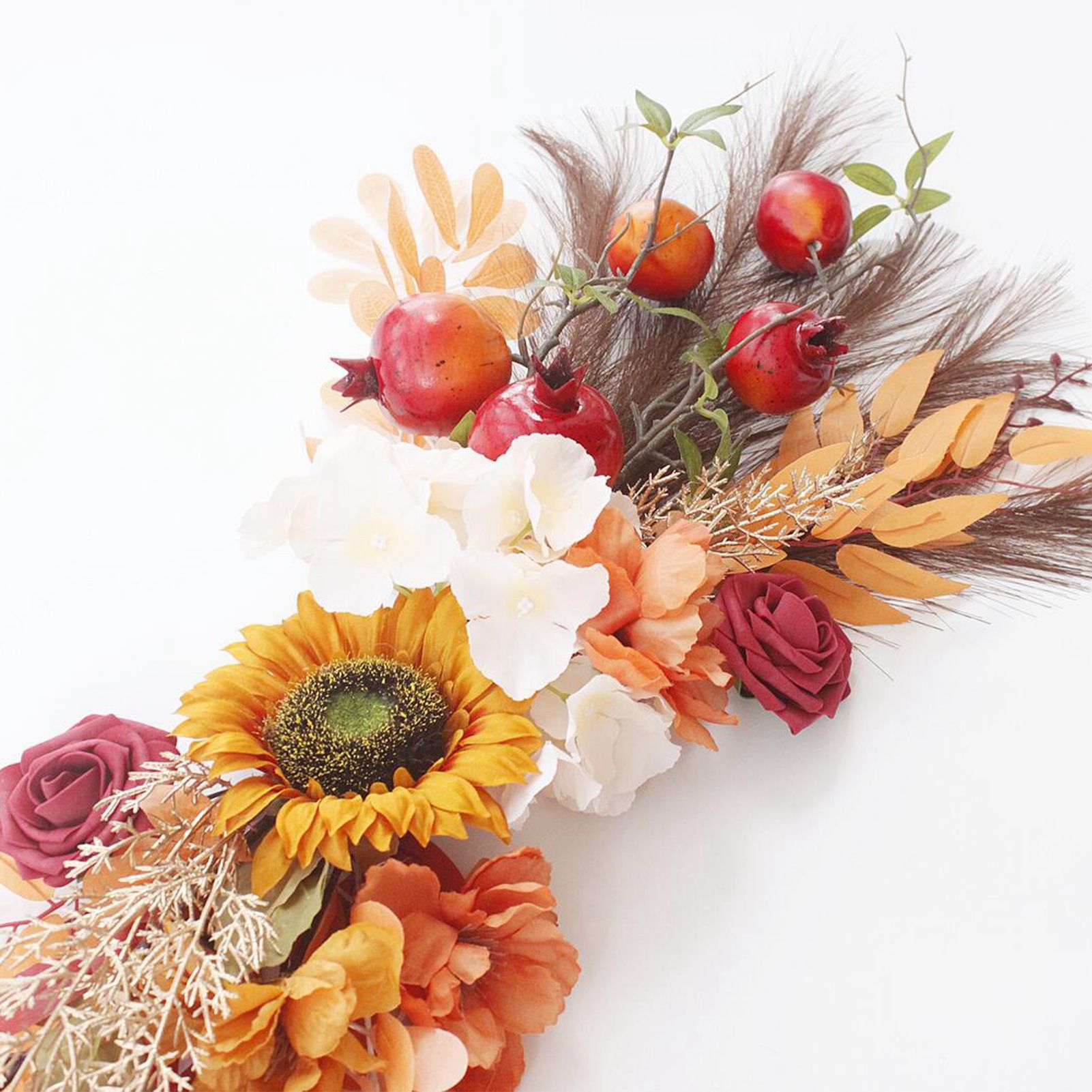 Artificial Flower Lintel Swags Sunflower Arch Silk Floral Swag Wedding Decoration — image 4