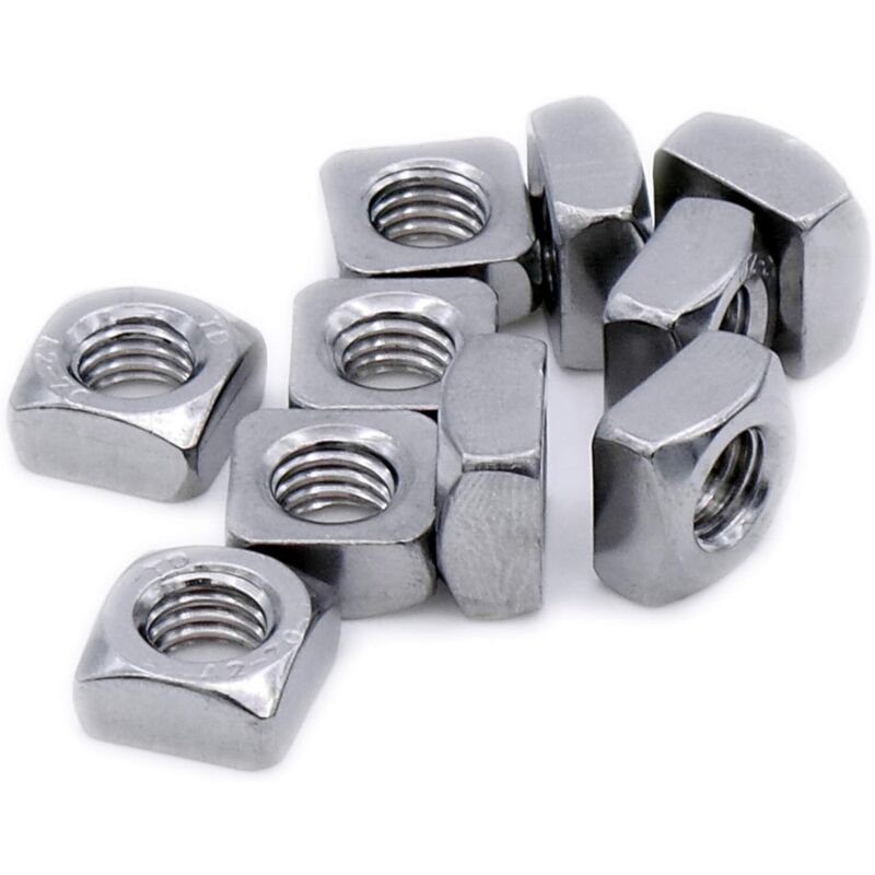 Square Nut M8 (8Mm) (Chamfered) – Stainless Steel (A2) (Pack Of 20) — image 3