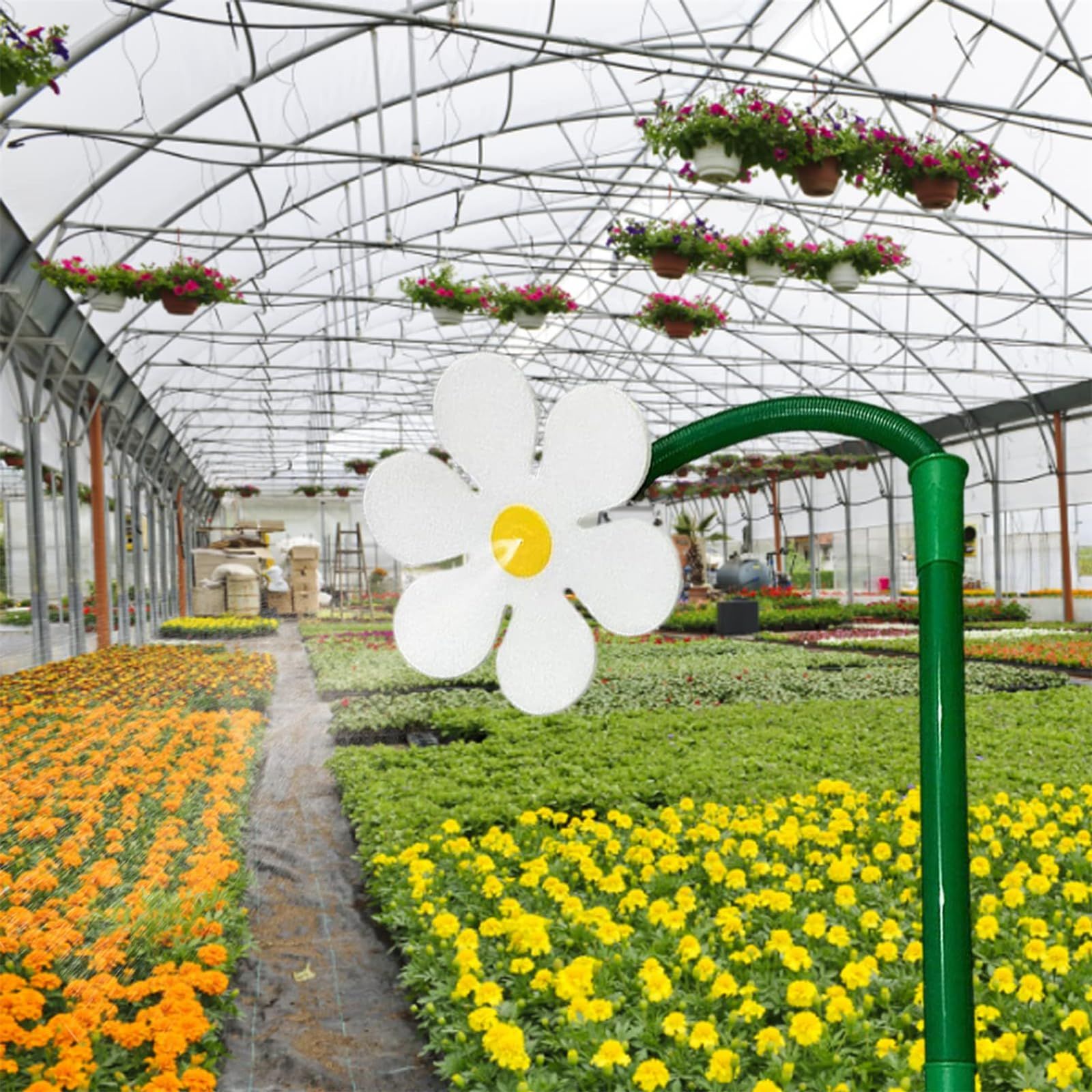 Lawn Watering Sprinkler Sprayer, Garden Crazy Daisy Sprinkler Stake, Kids Outdoor Water Play, Garden Irrigation Tool — image 4