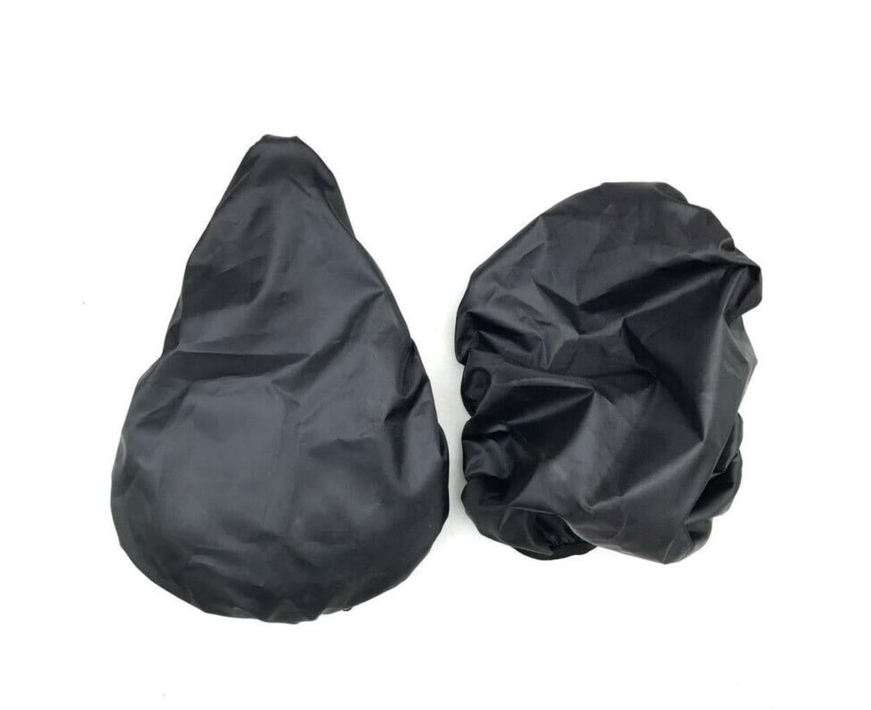Bicycle Seat Cover, 2pcs Saddle Pad Bicycle, Elastic Waterproof Bicycle Saddle Cover (Black) โ image 2