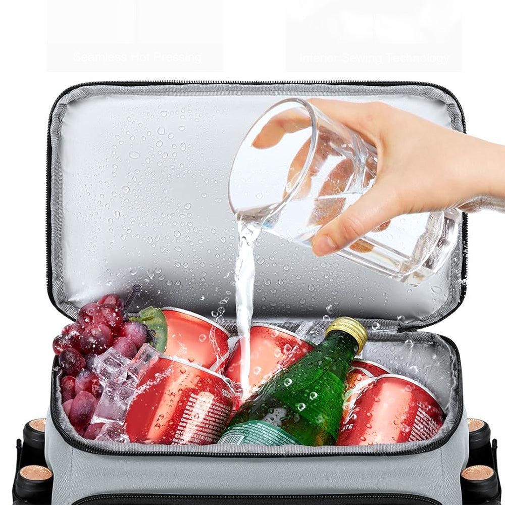 25L Insulated Cooler Backpack Freshness Preservation Backpack - Grey โ image 3