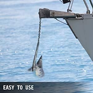 Stainless Steel Delta/Wing Style Boat Anchor Heavy Duty Triangular 11lb / 13lb 16lb /17.5lb 22lb 33lb 35lb Wing Triangle 13 lb/6 kg — image 6