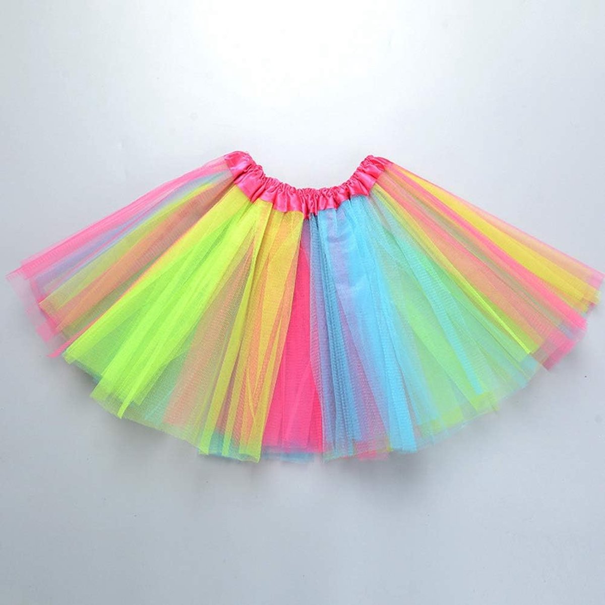 Skirt - Princess Dress - Rainbow Tutu - Colored Tulle Skirt - Rainbow Tutu Skirt - Princess Fancy Dress - Carnival Costumes - Fancy Dress - Girl - for Carnival — image 3
