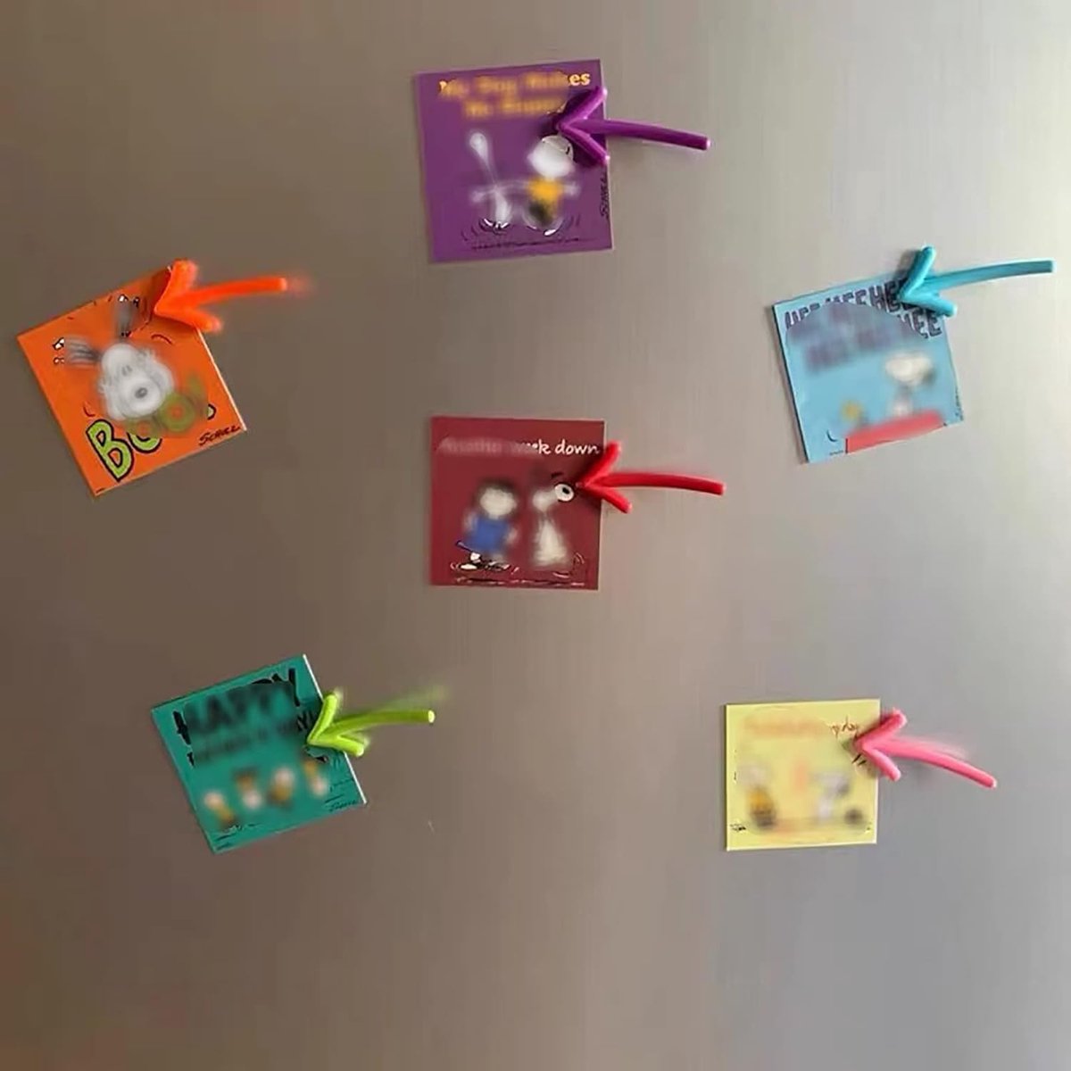 3D Arrow-Shaped Magnetic Notes - Fridge Magnets - 12-Piece Set for Whiteboard & Fridge - 2 Pieces in Each Color โ image 5