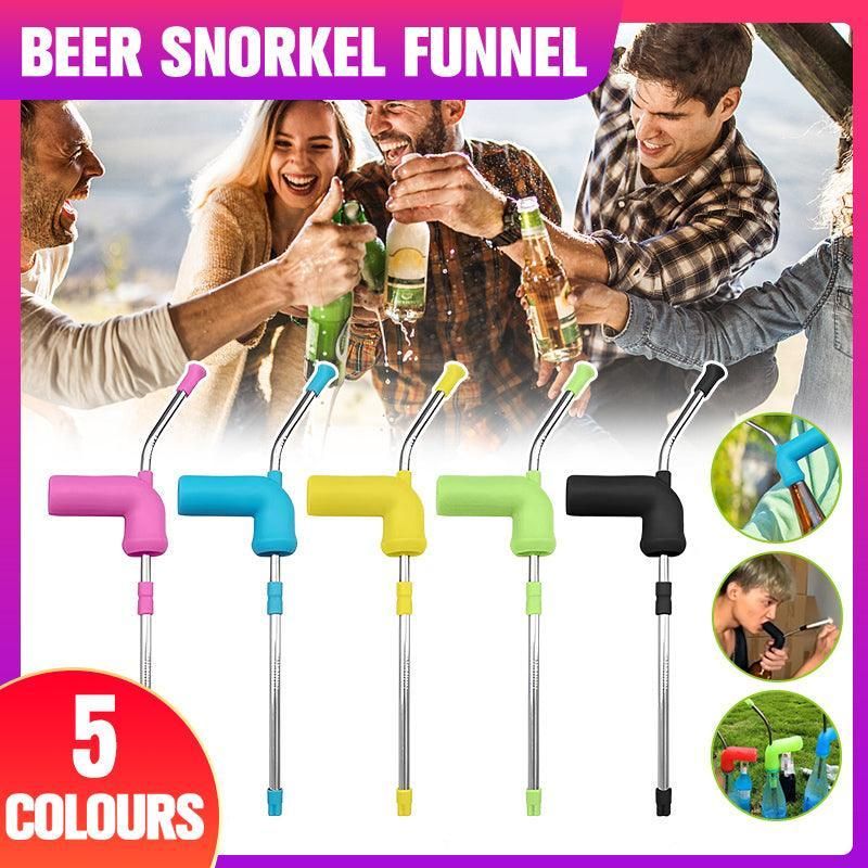 Beer Snorkel Funnel Bong Bucks Hens House Party Games Drinking - Green โ image 2