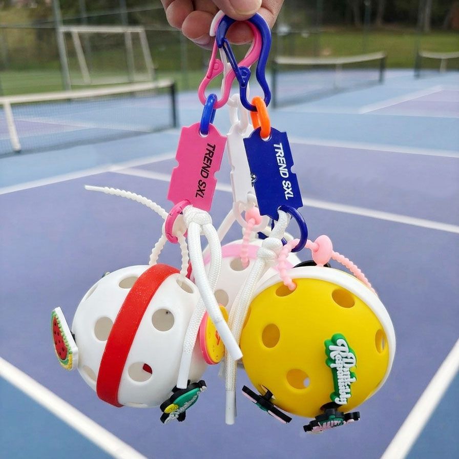 Style B 1PC Pickleball Bag Charm Gift, Sports Bag Hanging Ornament, Pickleball Accessory Decoration for Sports Lovers โ image 3