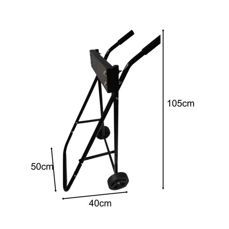 Outboard Boat Motor Stand Carrier Cart Engine Stand Multi Purpose Easy to Use Sturdy Support,Trolley for Storage Maintenance — image 3