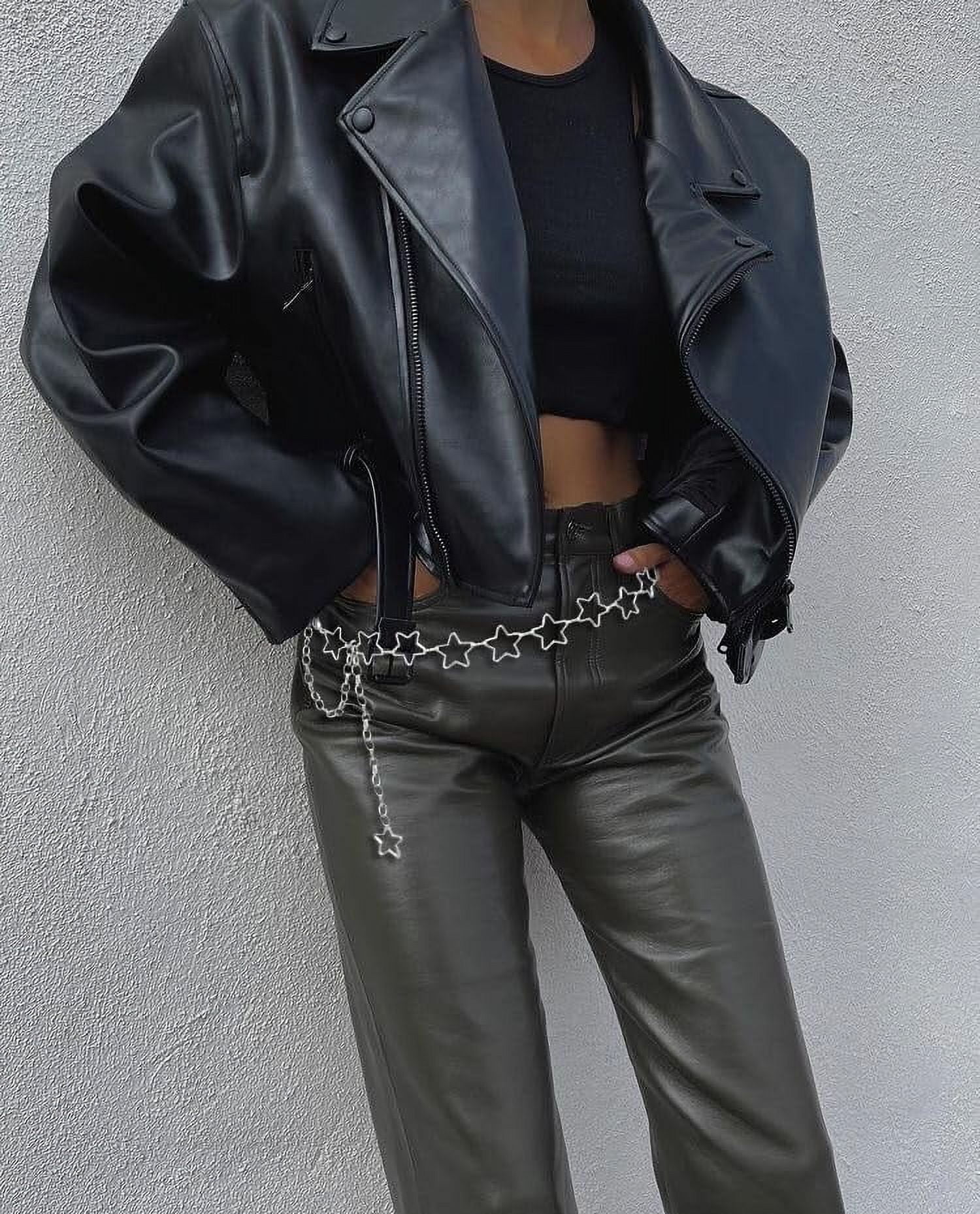 Women Star Waist Chain Belt Gold Silver Chain Belt Body Chains Jewelry for Dress Waist Belt Belly Belt โ image 6