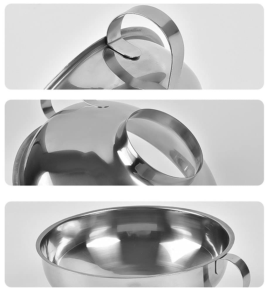 Canning Funnel, Canning Funnel for Wide and Regular Jars, 2 PC Stainless Steel Canning Supplies Kitchen Funnel Jar Funnel โ image 3