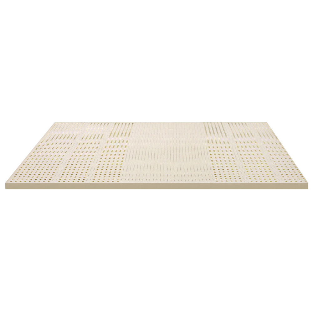 Giselle Bedding Latex Mattress Topper, 5cm Thick Cooling Bed Pad for Side Sleepers Pain Relief, 7 Zone Foldable Mat with Washable Cover for Guest โ image 3