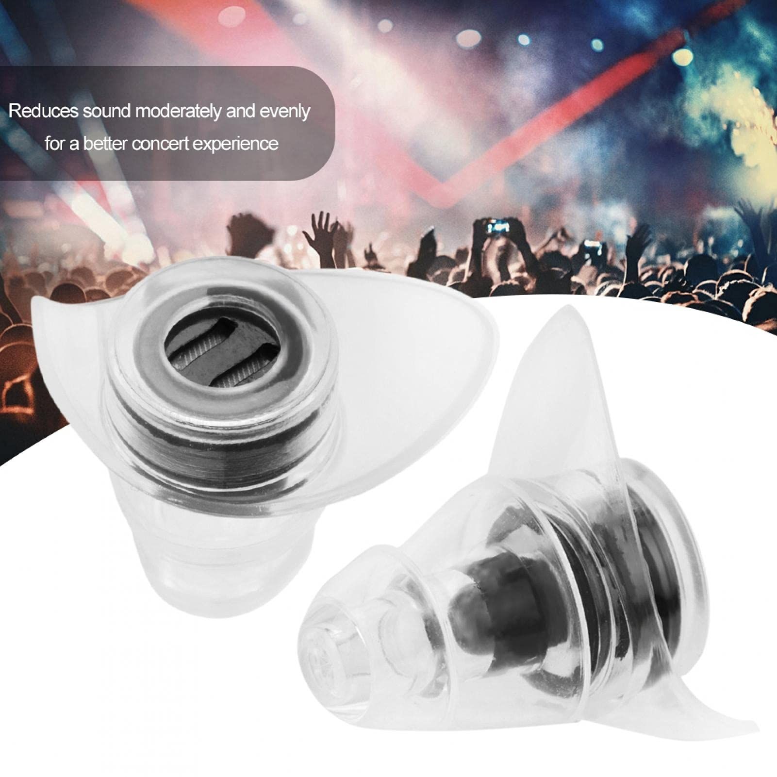 High Fidelity Earplugs for Concerts Musicians Motorcycles Noise Sensitivity Conditions and More Anti-Noise Hearing Protection — image 3