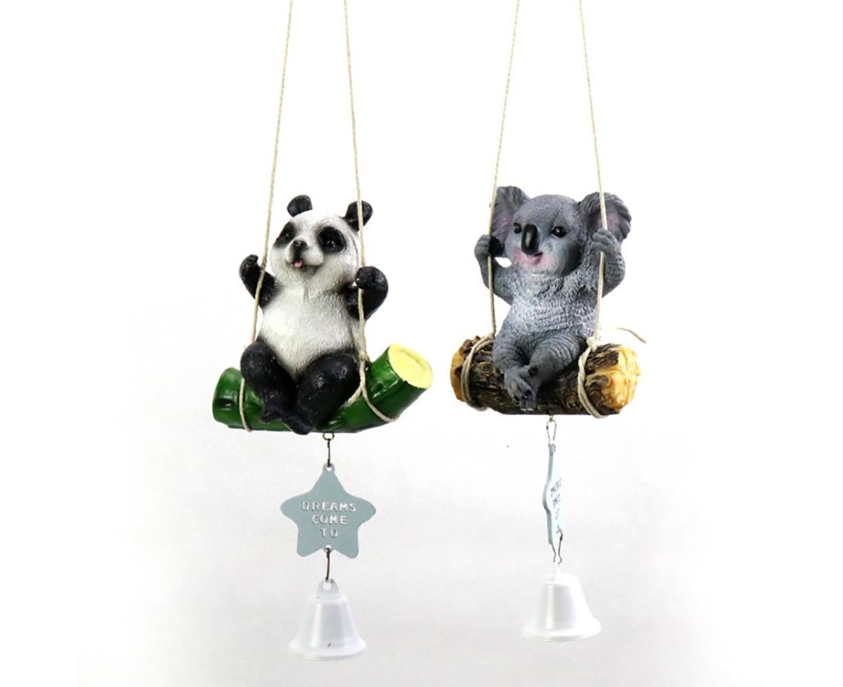 Cute Swing Panda Sloth Wind Chimes Home Door Window Balcony Hanging Bell Decor-Sloth — image 5