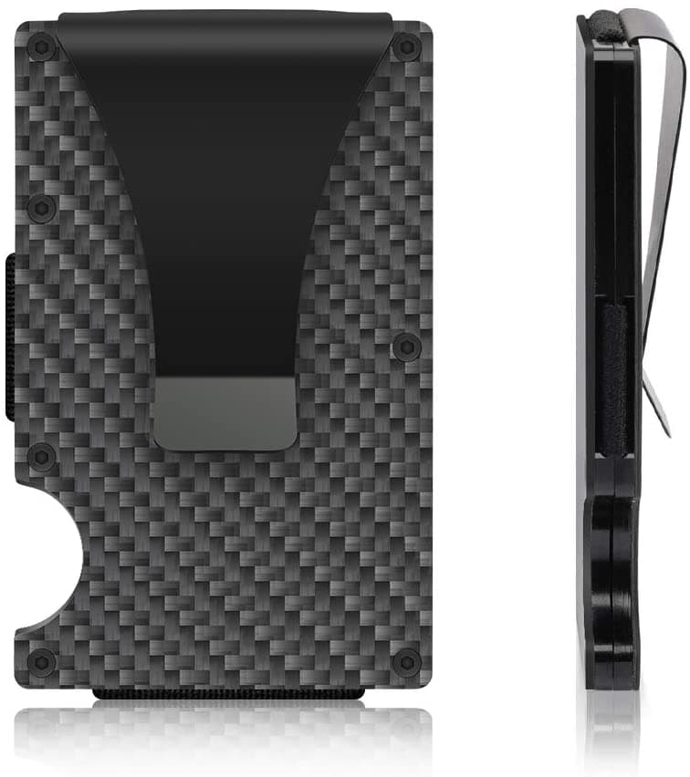 Best selling product!!! Carbon fiber RFID Card holder Black - Christmas gift One size — image 2