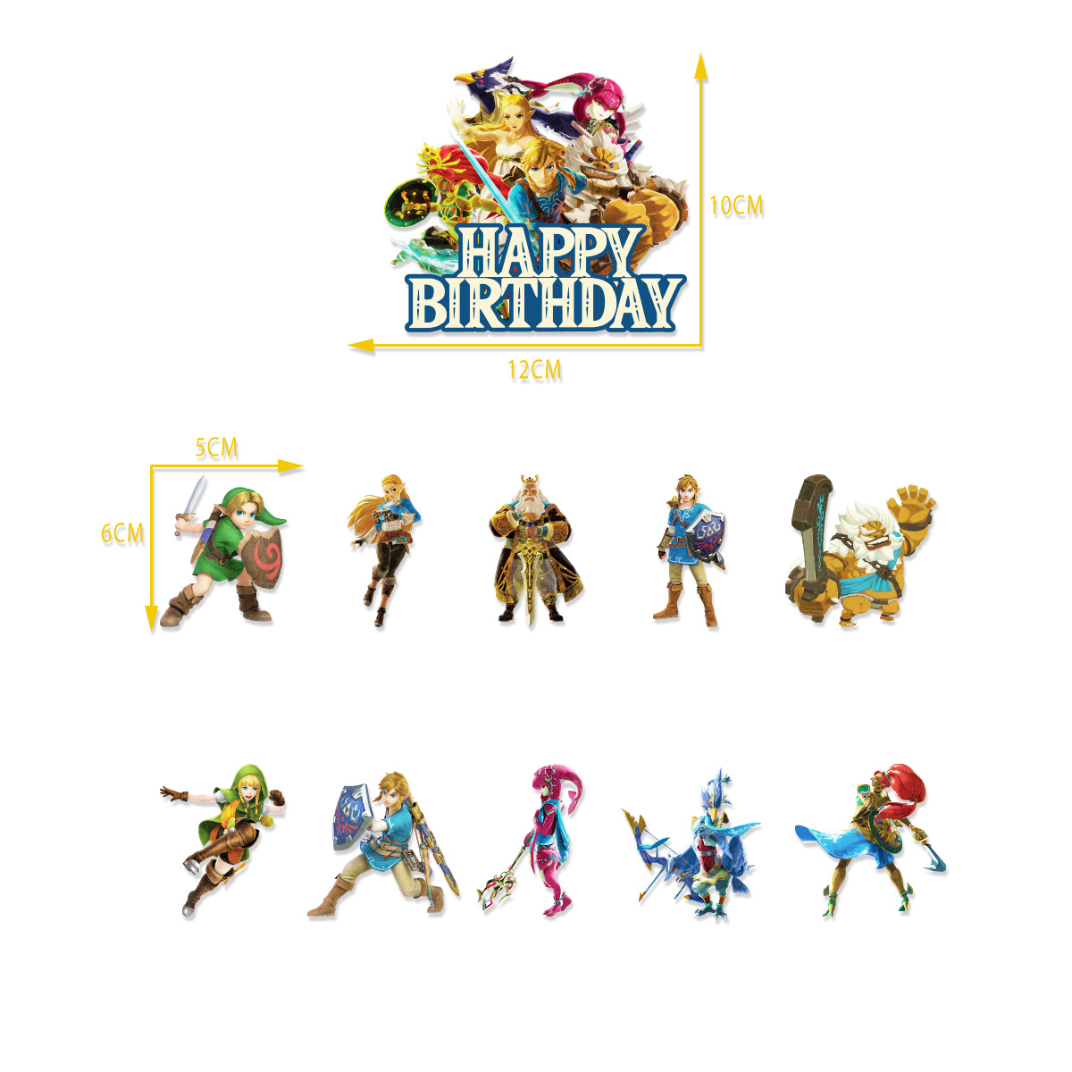 The Legend of Zelda Party Decorations: Complete set for a Hyrule-themed birthday party! Package 2 30-pack balloons Package 2 30Pcs Balloons Set — image 5