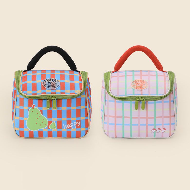 Pink Insulated Lunch Bag - Portable Lunch Tote with Thickened Aluminium Foil Lining for Office Workers, Students, School Meals and Daily Food Carry — image 4