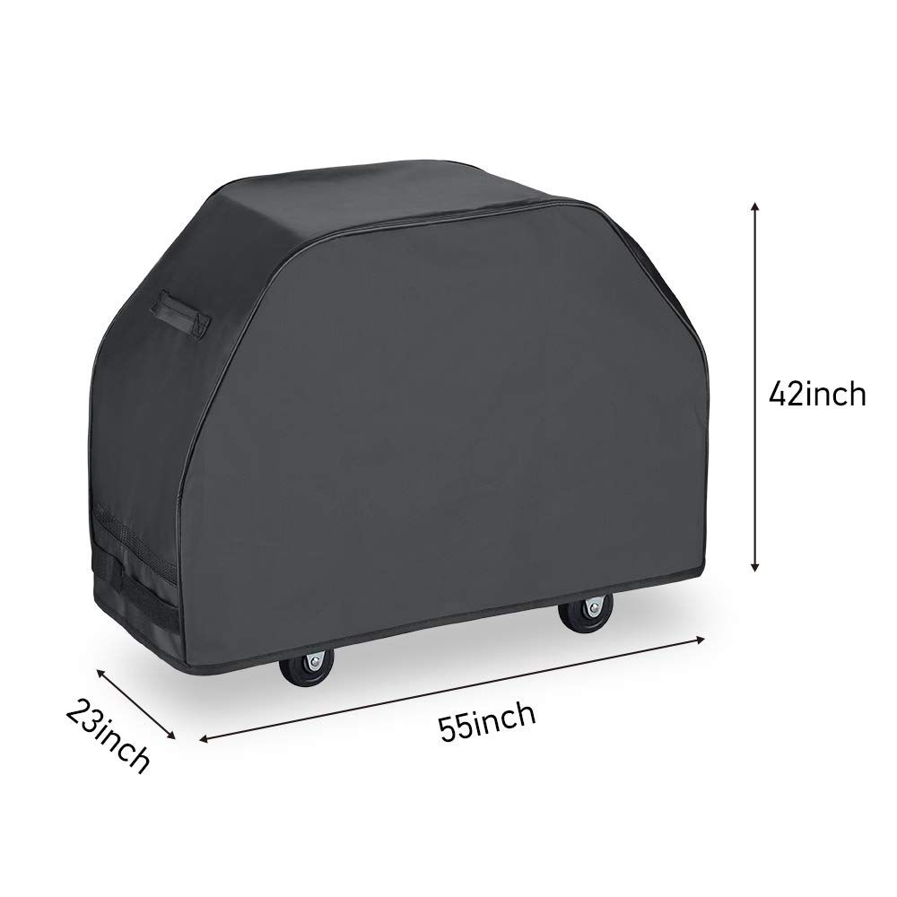 Grill Cover 55 Inch, Heavy Duty Waterproof BBQ Cover, Gas Grill Cover for 55" W x 23" D x 42" H Waterproof โ image 5