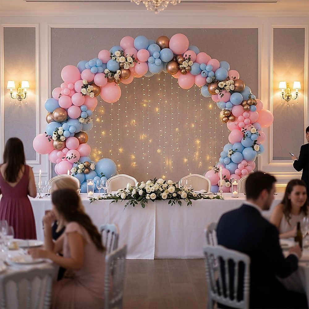 2M Wedding Hoop Round Circle Arch Backdrop Flower Display Stand Frame Background โ image 5