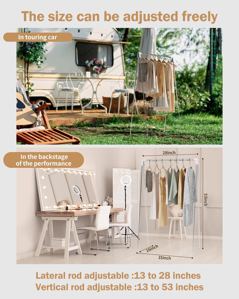 Travel clothes hanger - folding clothes hanger - clothes rack - Wasrek folding clothes rack - suitable for travel - folding clothes rack — image 3