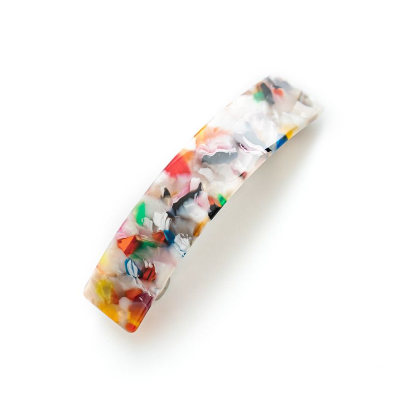 6 Pcs Tortoise Shell Hair Barrettes, Stocking Stuffers for Women Acetate French Design Hair Clips for Girls Mom โ image 3